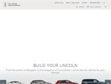 Tablet Screenshot of lincoln.com