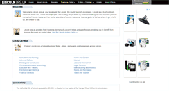 Desktop Screenshot of lincoln.org.uk