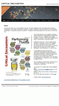Mobile Screenshot of criticalencounters.blogs.lincoln.ac.uk