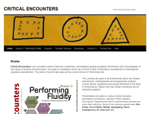 Tablet Screenshot of criticalencounters.blogs.lincoln.ac.uk