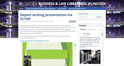 Desktop Screenshot of businesslibrarian.blogs.lincoln.ac.uk