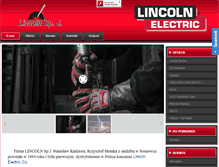 Tablet Screenshot of lincoln.com.pl