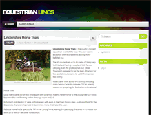 Tablet Screenshot of equestrianlincs.blogs.lincoln.ac.uk
