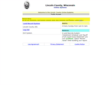 Tablet Screenshot of lrs.co.lincoln.wi.us