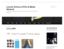 Tablet Screenshot of lismalumni.blogs.lincoln.ac.uk