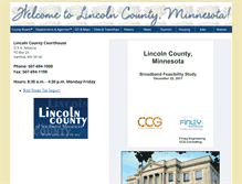 Tablet Screenshot of co.lincoln.mn.us