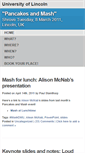 Mobile Screenshot of mashlib.blogs.lincoln.ac.uk